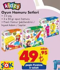 KİDZY OYUN HAMURU SETLERİ